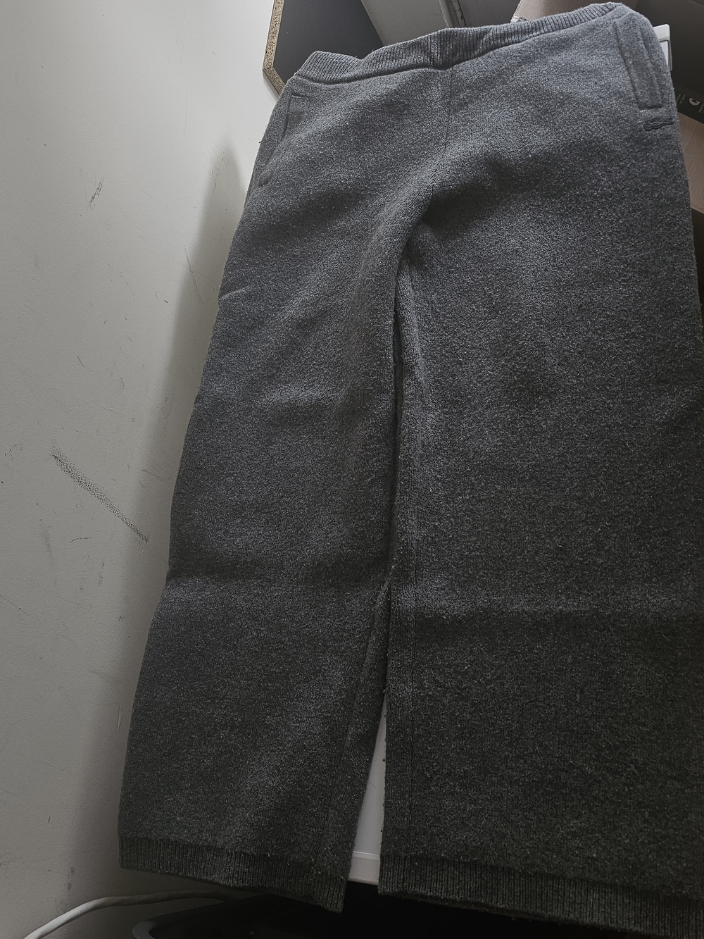 Lacoste Men's Dark Gray Knit Joggers